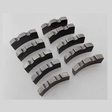 10 pieces diamond segment for drill core bit 24*4*10 diameter 127mm turbo shape 10 pieces diamond segment for drill core bit 24*4*10 diameter 127mm turbo shape
