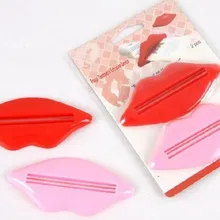 Горячая 2 шт легко использовать Сексуальные Губы Поцелуй Ванная комната трубка диспенсер выдавливатель зубной пасты сантехнические аксессуары