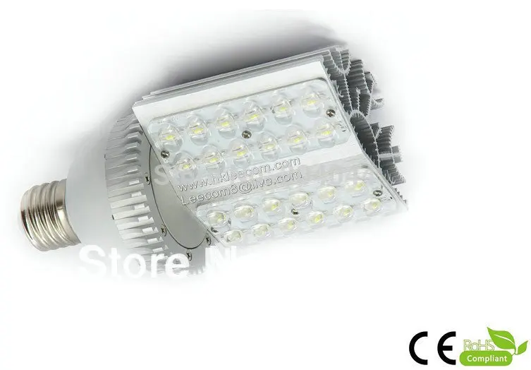 

2016 Real 2pcs Lot 24 Wled Street Light with E26/27 E39/40 Led Base Rotation 360 Degress Ac85-265v Input Voltage Ip54 Ce Rohs