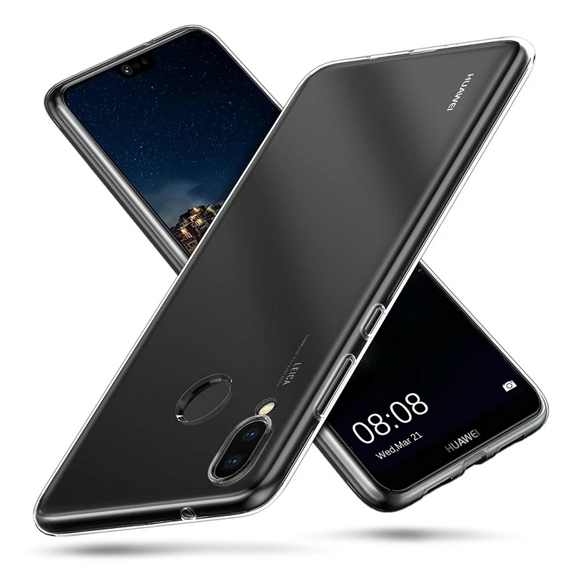 

Case For Huawei P20 lite TPU Silicon Durable Clear Transparent Soft Case for Huawei P20 lite Phone protective Back Cover