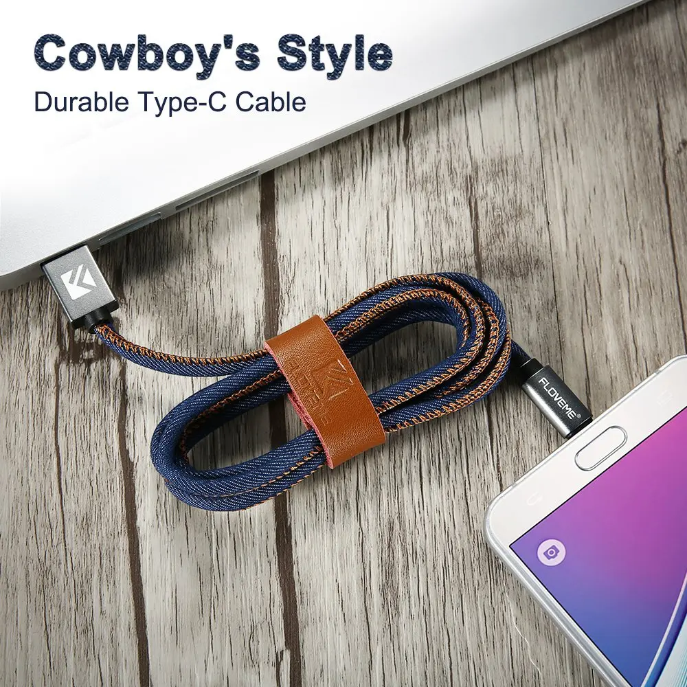 usb кабель зарядное устройство для телефона Floveme Тип C Samsung S8 плюс Xiaomi 6 5X Huawei P10 Meizu Pro