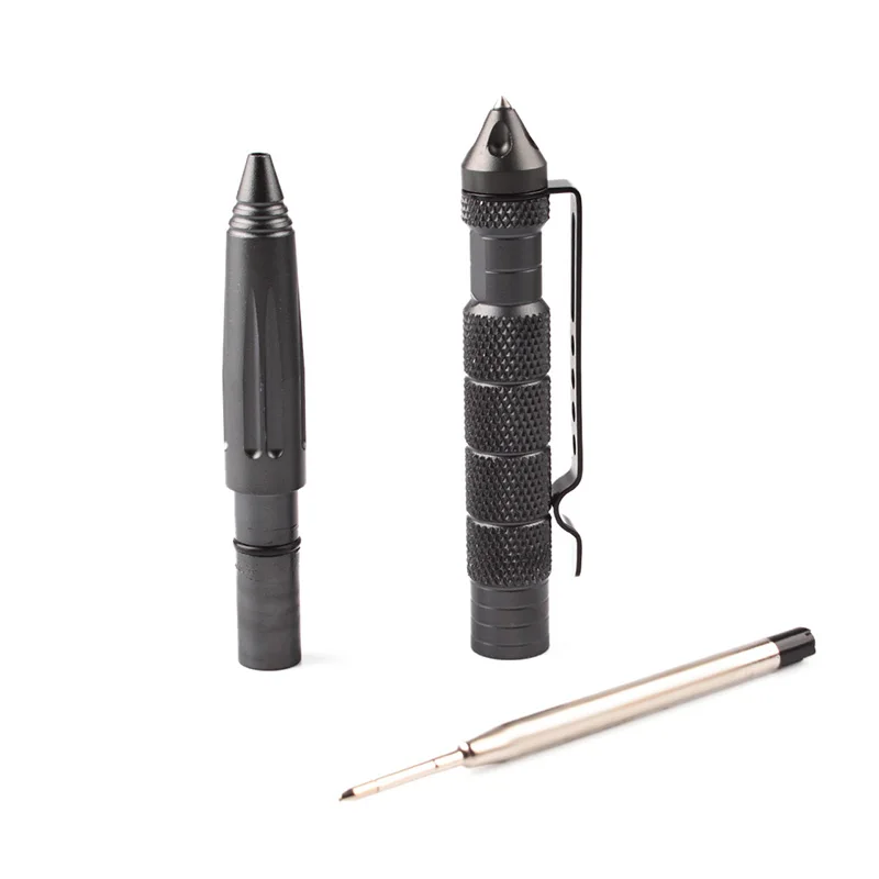 Self Portable Multipurpose Anti-skid personalized Aviation Aluminum Personal Self Defense Tactical Pen Tool Tungsten Steel Head