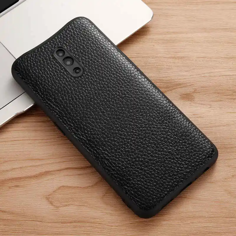 

Genuine Leather Case For Oppo Reno Case Back Cover Anti Knock Full Protector Etui Coque For Oppo Reno 10x Zoom Case Fundas Capa