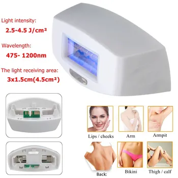 

2018 Hair Removal Flash Lamp Laser Machine Replacement Head Cartridge For Face Body Painless Photon IPL Hair Removal Epilator