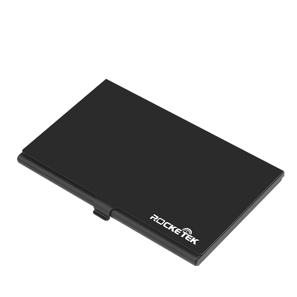 Rocketek алюминиевый чехол для хранения карт памяти sd microsd/micro sd держатель сумка коробка памяти помещается с 2 sd-картами и 4 картами micro sd