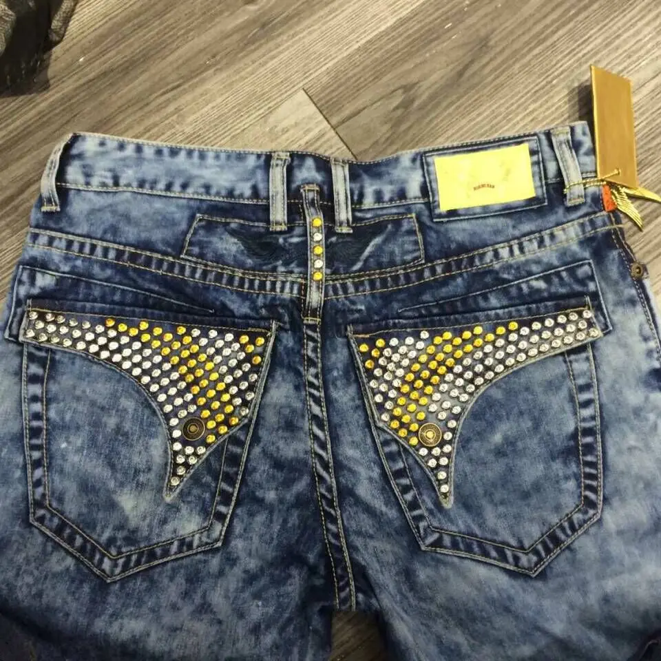 mens sparkly jeans