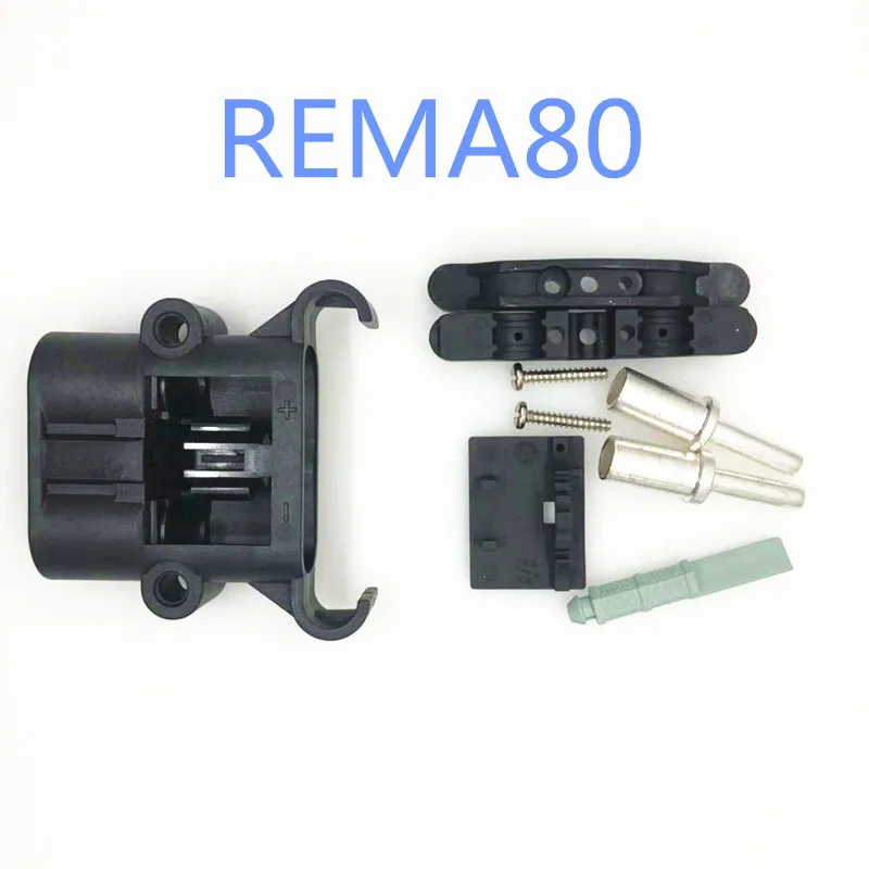 

Supplying Imported Germany Orginal Black 150V 80A REMA Battery Connectors Black Female REMA80 for Electric Pallet Trucks