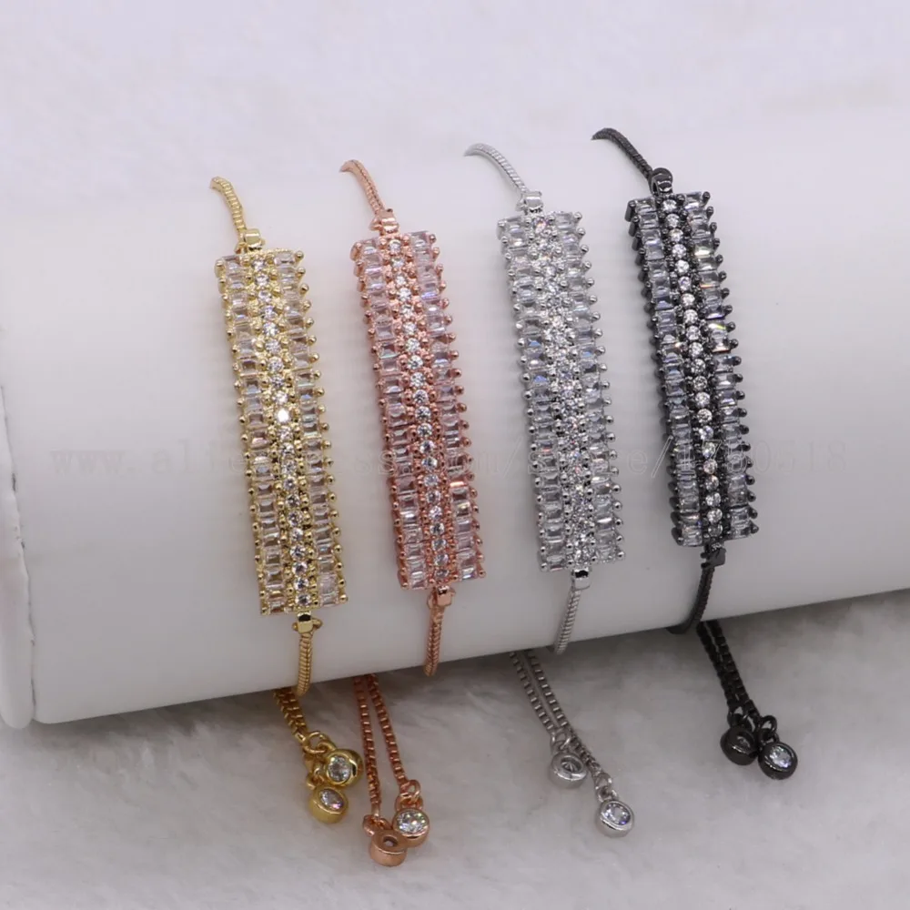 Модные браслеты длинные pilar браслеты для женщин прямоугольная Регулируемая цепочка бижутерия с макраме для женщин