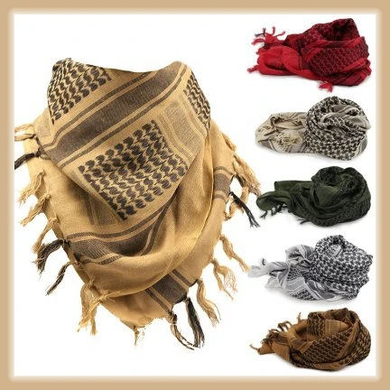 

Sand Military Shemagh Headscarf Lightweight Keffiyeh Army MufflerTactical Desert Arab Head Wrap