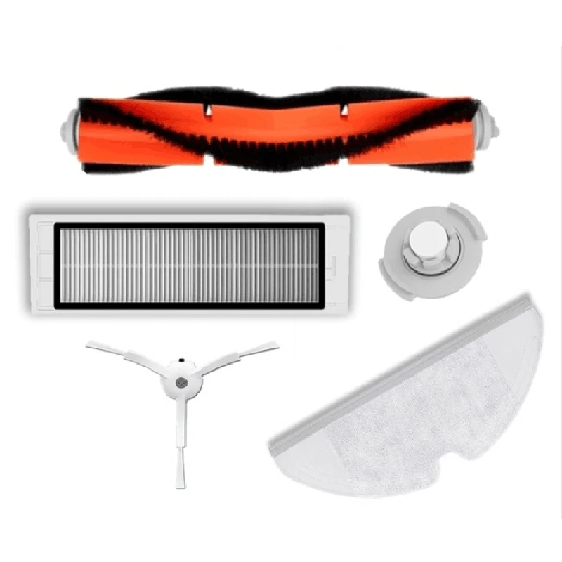 

Replacement for Xiaomi Robot Vacuum Cleaner roborock S50 S51 Spare Parts Kits Side Brushes HEPA Filter Roller brush