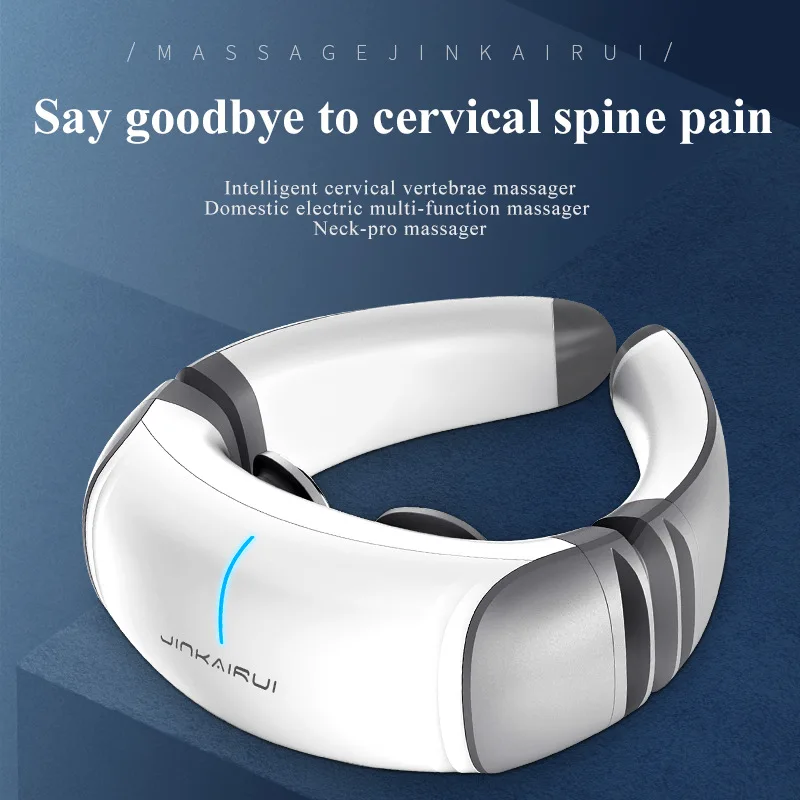 Cervical Neck Massager vibration pulse physiotherapy instrument household electronic tens machine massage neck pain relief Cervical Neck Massager vibration pulse physiotherapy instrument household electronic tens machine massage neck pain relief
