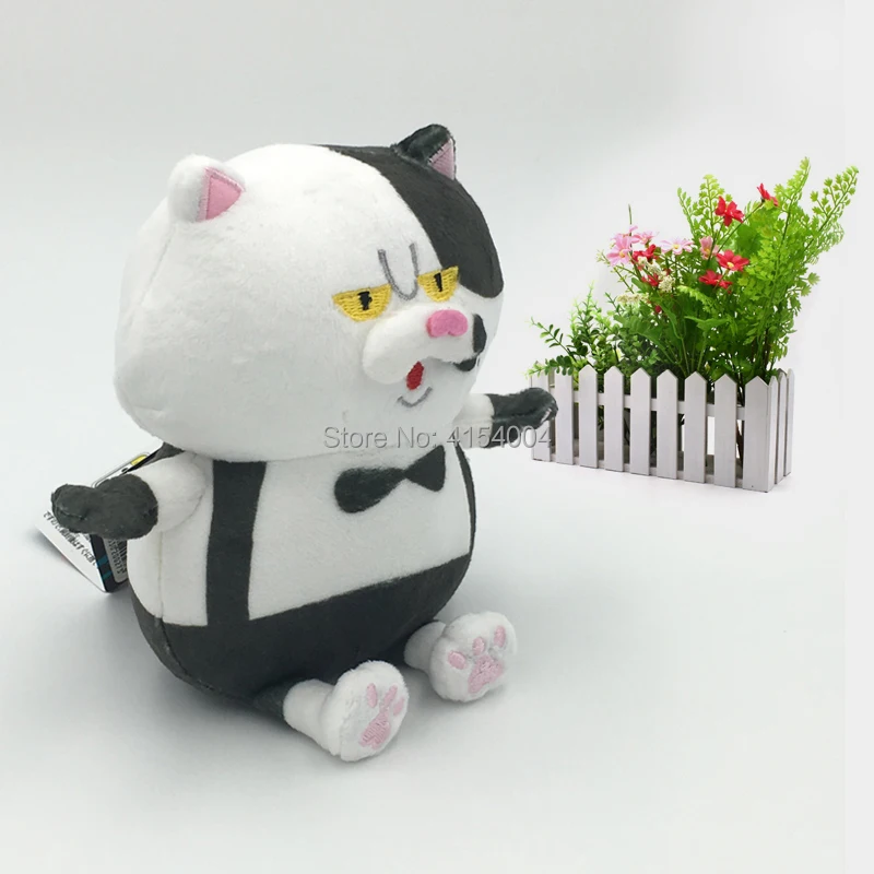 

10 pcs/lot Anime Splatoon Allstar Judge Referee Cat Peluche Stuffed Plush Cartoon Dolls Hot Christmas Gift Baby Toy For Children