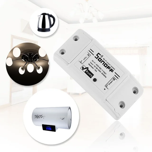 Sonoff Smart Home WiFi Remote Timing Switch Wireless Control for Apple Android DIY Smart Remote Control Switch Module