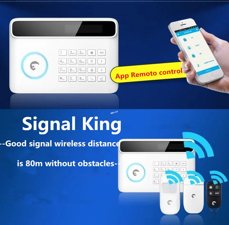 DIY Смарт GSM Сигнализация Системы Безопасности Homme сигнализация с Камерой
