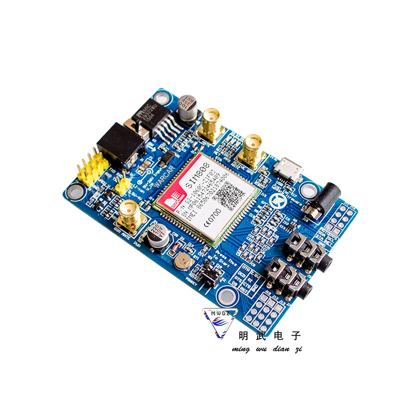 SIM808 модуль GSM GPRS gps макетная плата IPX SMA с gps антенной для Raspberry Pi Поддержка 2G 3g 4G sim-карта для Arduino