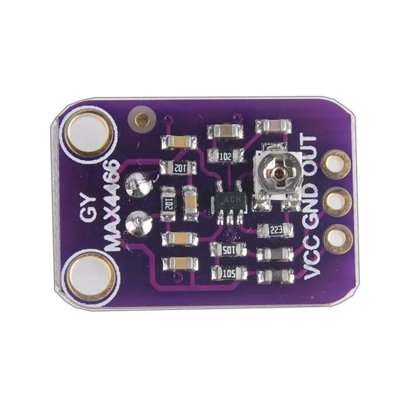 

GY-MAX4466 Electret Microphone Amplifier Sensor with Adjustable Gain #8