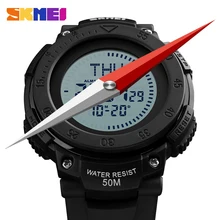 SKMEI компас цифровые наручные часы мужские многофункциональные водонепроницаемые спортивные электронные военные армейские часы Relogio