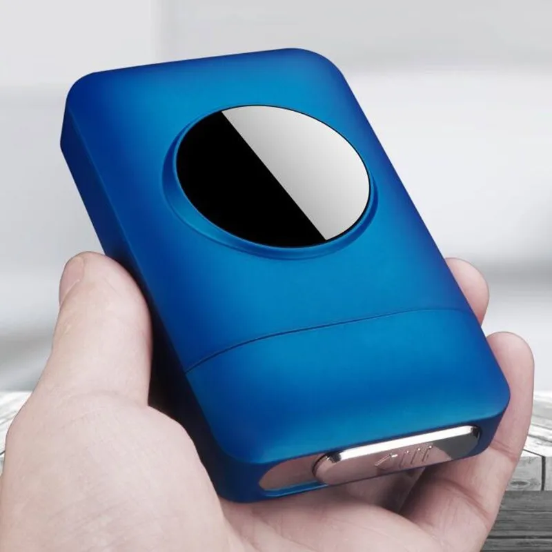 Электронная зажигалка зарядка USB зажигалки сигареты Чехол Коробка Графический
