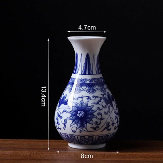YeFine маленькая антикварная ваза, фарфоровый Традиционный китайский керамический декоративный ваза для цветов, украшение для гостиной - Цвет: G-3
