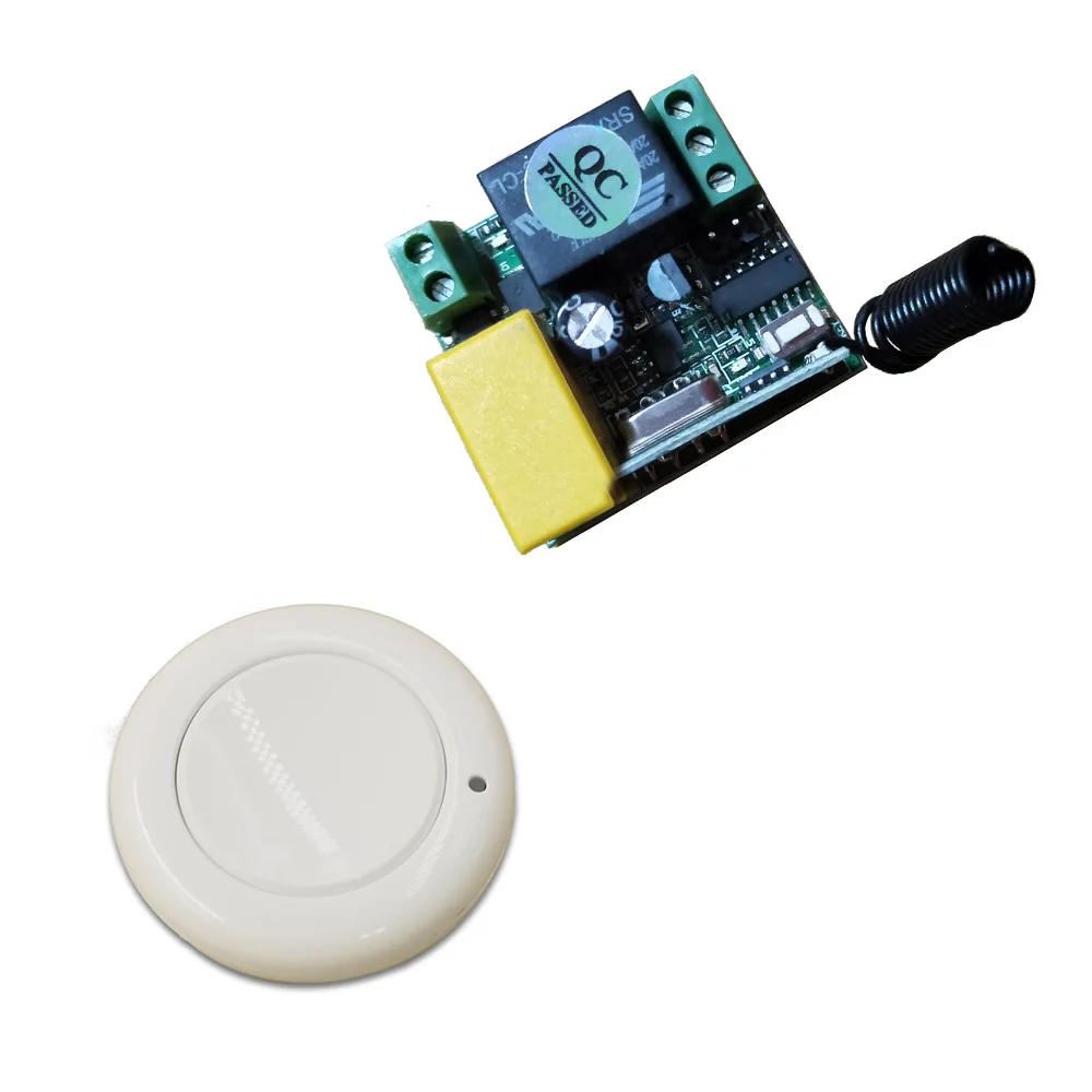 

Wireless RF Remote Control Switch AC 220V Lamp Light LED Bulb Wireless Switches Corridor Room Smart Home Switch 315/433Mhz