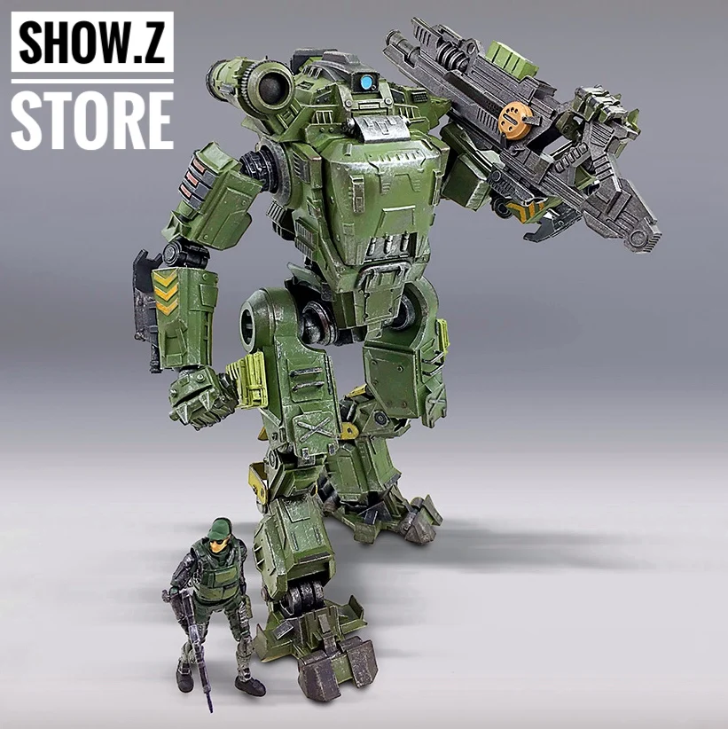 

[Show.Z Store] JoyToy Source Acid Rain UNF Zous Mecha Green Version Action Figure