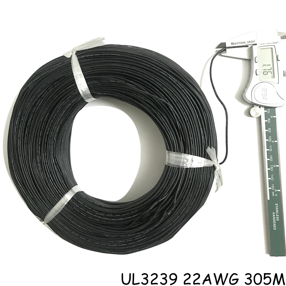 20AWG 22AWG UL3239 3kV 200C 5 метров оберточная луженая медная силиконовая резиновая Изолированная Многожильная оплетка светодиодный провод SR кабель Шнур