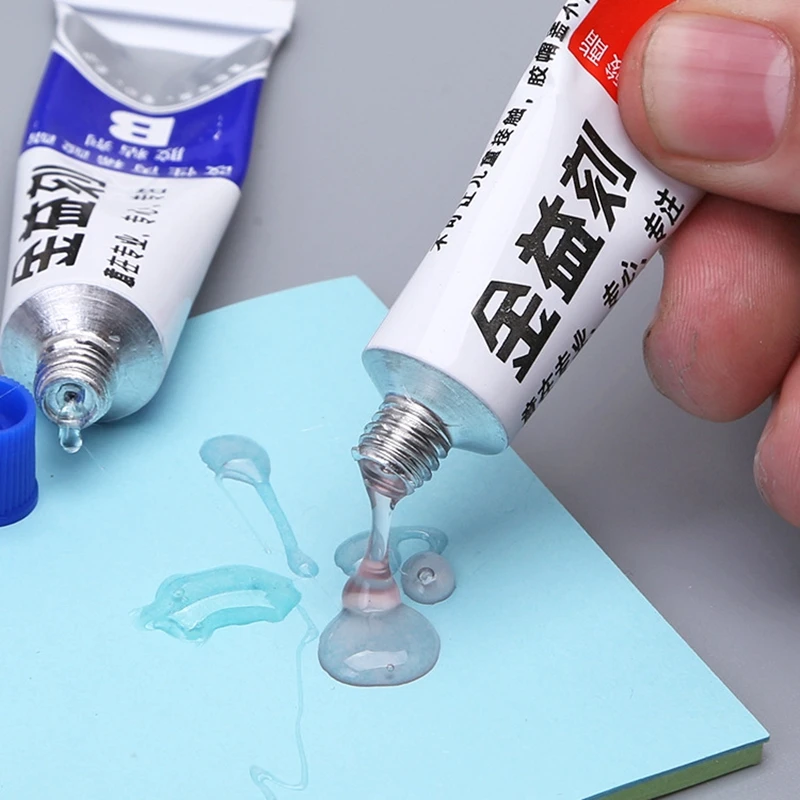 Liquid Strong Super AB Glue 302 Metal Wood Fabric Rubber Leather Plastic UV Adhesive Stationery Store Cyanoacrylate Epoxy Office 1