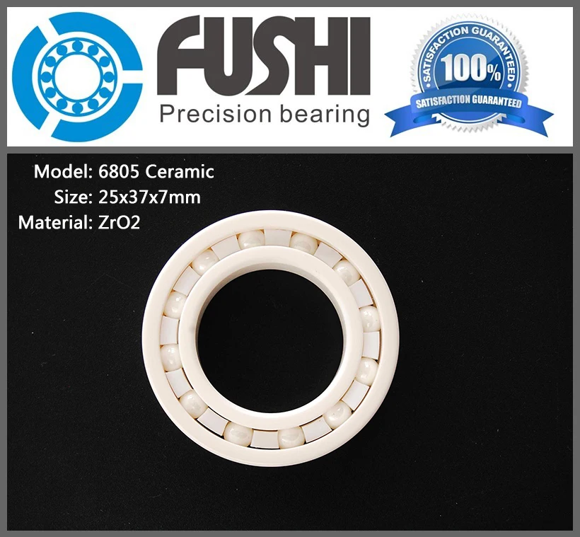 6805 Ceramic Bearing 1 PC 15 45 9 mm ZrO2 Material 6805 CE Full Ceramic SIC
