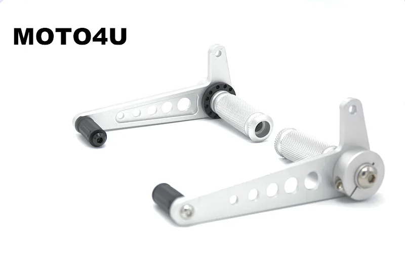

MOTO4U Universal Rear sets Foot Pegs For Cafe Racer Custom Bobber CB KZ GT GB RD XS SR