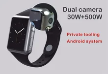 Promotion X8 Bluetooth Smart Watch Display Android 4.4.2 WiFi GPS 3G Bluetooth Smartwatch Support Sim Card Phone