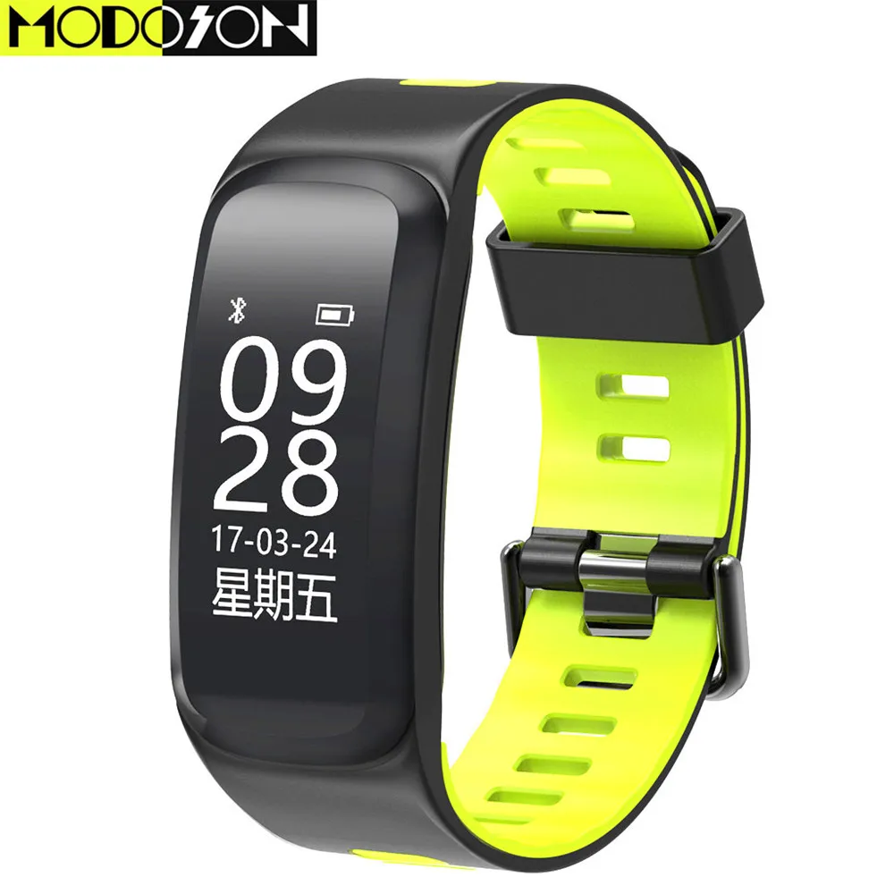 Смарт браслет MODOSON F4 Водонепроницаемый Фитнес трекер Band Smartband для Samsung Huawei Xiaomi ios