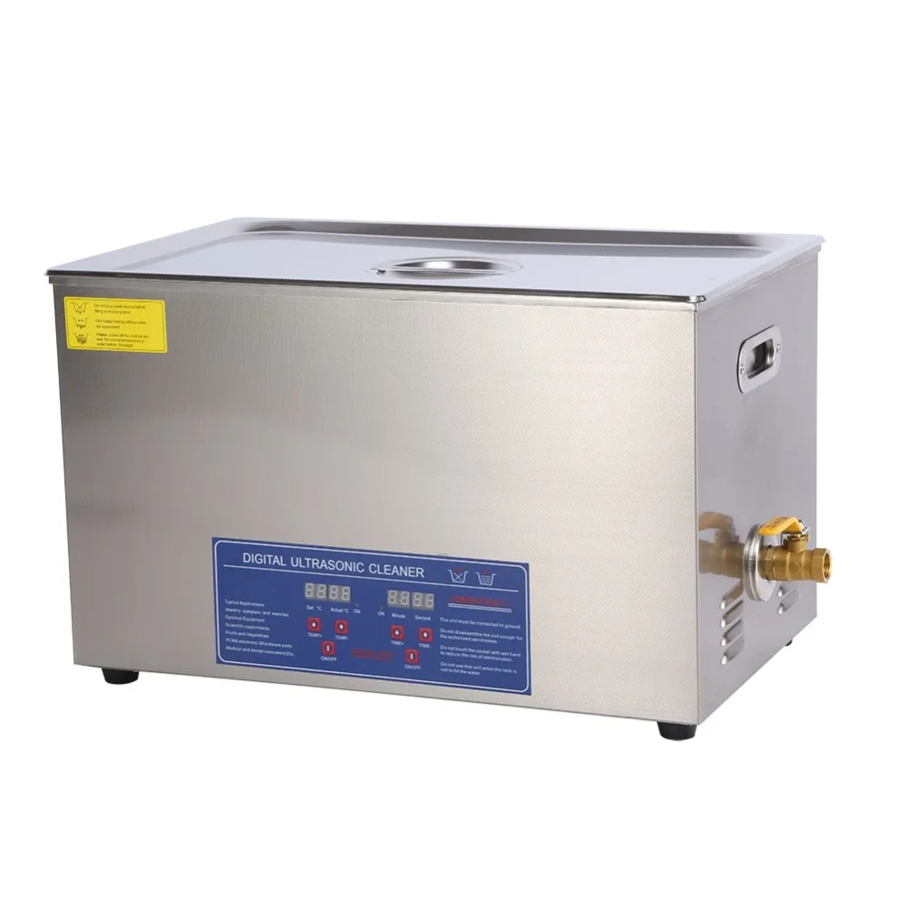 30L 600W цифровой ультра sonic Очиститель ювелирные металлические детали фрезы камни