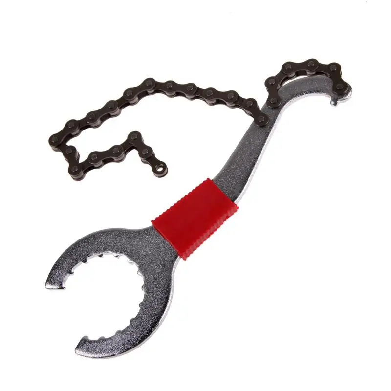 

Bike Chain Whip Bottom Bracket Freewheel Wrench Repair Convenient Remover Tools Bike Accessories Chain Tools