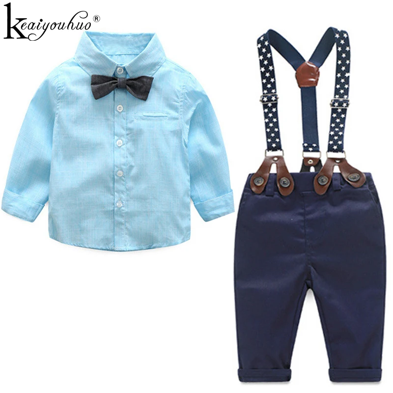 

New 2019 Baby Boy Clothes Sets Long Sleeve Spring Fashion Gentleman Suits Newborn Clothing Christmas Clothes Baby Outfits Suits