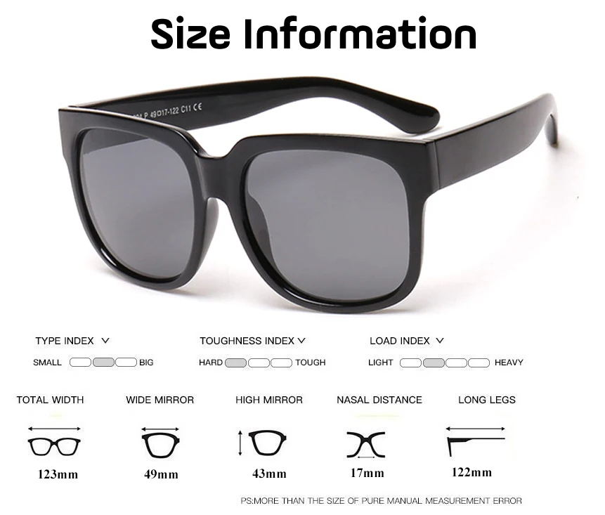 DesolDelos Square Kids Polarized Sunglasses Child Sun Glasses Baby Vintage Eyeglasses Outdoor Goggles infantil oculos de sol