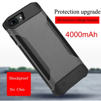 

Battery Case 4000mAh For iPhone 8 Shockproof Power Bank For iPhone 7 6s 6 Cover Smart Charger For Outdoor Capa Funda