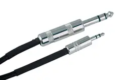 JOYO аудио кабель 3,5 мм до 6,3 мм штекер 6ft 1,8 м экранированный стерео аудио кабель гитара инструменты подключения провод CM-01