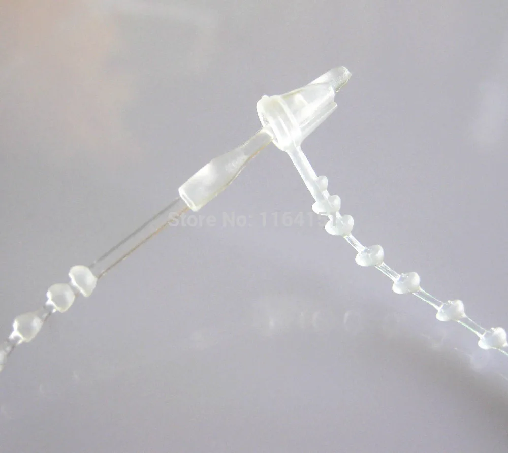 ﻿Buy Free Shipping 1000pcs lot 5" Transparent PP Loop Lock Pin Tag Loop