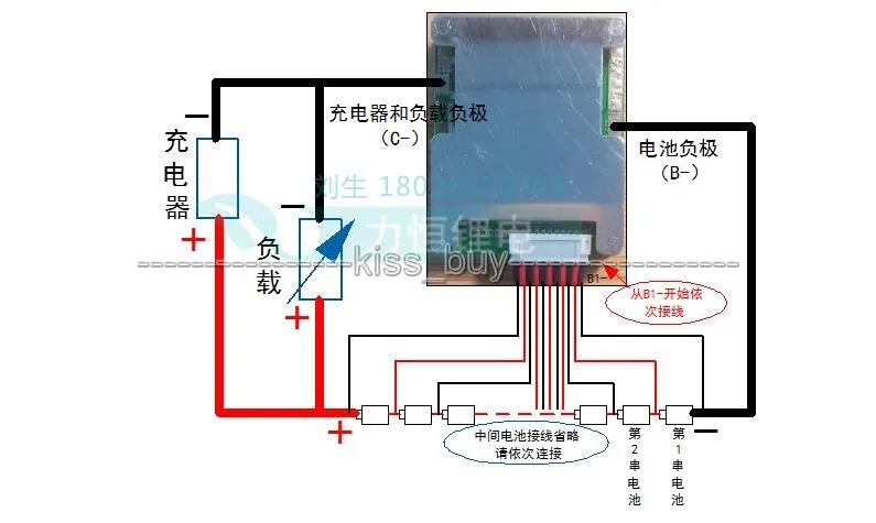 CE Battery Lithium Charger Li Ion Protection Board 18650 Balance Cell 3s 36v 48v