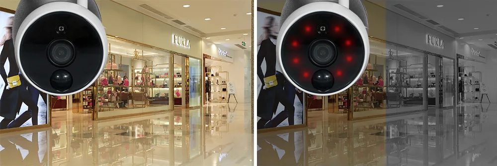 Wifi PIR camera night vision