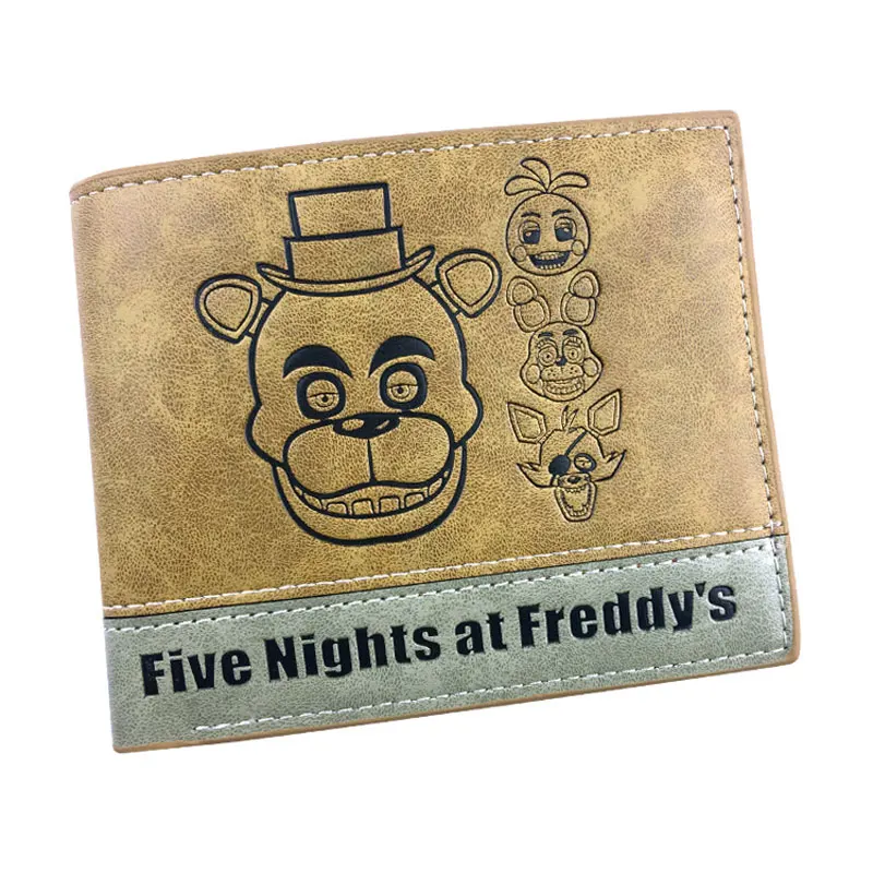

Novelty Cartoon Purse Movie Anime Five Nights at Freddy Wallet with Card Holder Gift Kids Student Boy Girl Leather Short Wallets