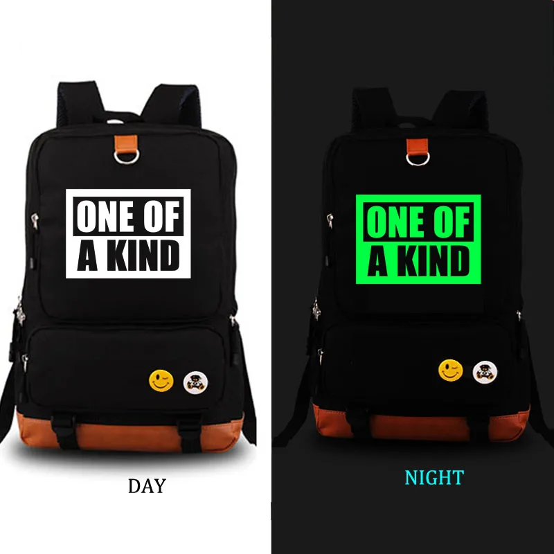 BIGBANG G-Dragon Noctilucence рюкзак мужской моды ноутбук школьный портфель цвет: черный синий