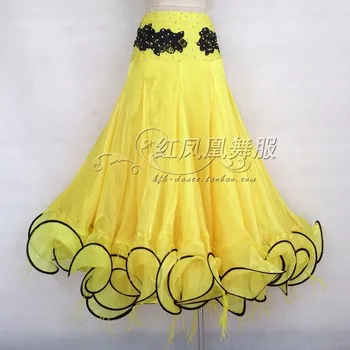 

New style Ballroom dance costumes sexy spandex ballroom dance skirt for women ballroom dance skirts S-4XL BR123