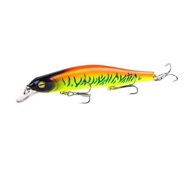 1pcs Fishing Lure Minnow 12.5cm/17.7g Topwater Artificial Bait 3D Eyes Plastic Wobblers Tackle Pesca Far-casting Magnet System 2