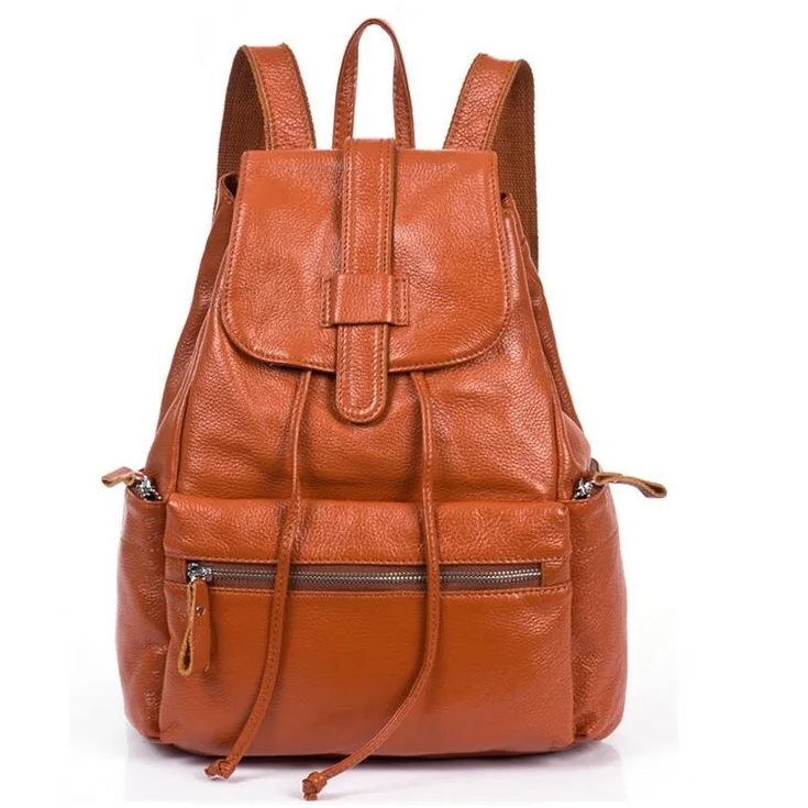 Genuine Leather Backpack Women Designer bags High Quality Shoulder Bags New School Bags For Teenagers Girls sac 2Colors Genuine Leather Backpack Women Designer bags High Quality Shoulder Bags New School Bags For Teenagers Girls sac 2Colors