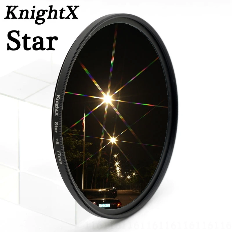 

KnightX Star 4 6 8 filter for sony nikon canon Canon EOS Rebel T3i 60D 7D D3200 D5100 D5200 D3100 D5300 49mm 52mm 58mm 67mm 77mm