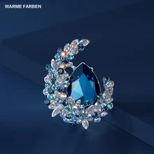 Warme Farben, женский свитер, броши, кристалл от Swarovski, классика, циркон, свадебные броши, хорошее ювелирное изделие для леди, богемная брошь