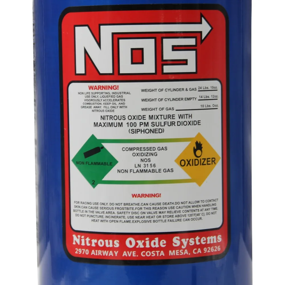 Новая азотная бутылка этикетка наклейка 10 # NOS Замена фунтов|decal|decal labeldecal sticker |