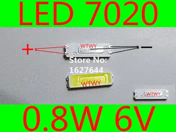 

50pcs JUFEI LED 7020 LED TV Backlight High Power 0.8W 6V 7020 LED Backlight Cool white For LED LCD TV Backlight Application