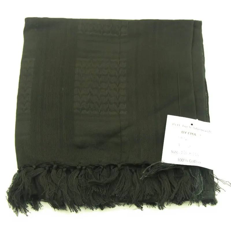 Армейский Военный Тактический арабский шемаг Keffiyeh Шарф шаль шейный платок Coyote OD зеленое полотенце для лица - Цвет: 001